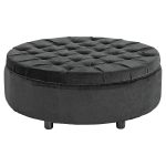 Large Round Pouffe