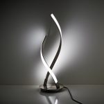 LED Double Helix Table Lamp - Dark Room