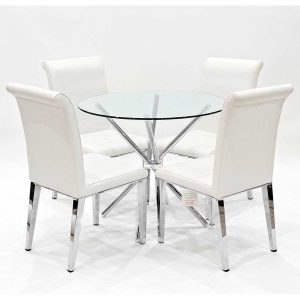 Kirkland White Dining Set