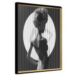 Art & Fashion Model Kinetic Wall Art - Left Side View