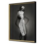 Art & Fashion Model Kinetic Wall Art - Right Side View