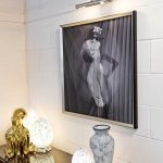 Art & Fashion Model Kinetic Wall Art in our Showroom - Right Side View