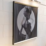 Art & Fashion Model Kinetic Wall Art in our Showroom - Left Side View