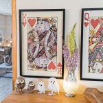 King of Hearts Collage Wall Art Picture in our Showroom