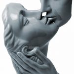 Lovers Kissing Sculpture