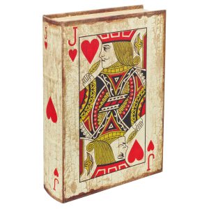 Playing Card Jack of Hearts Storage Book Box