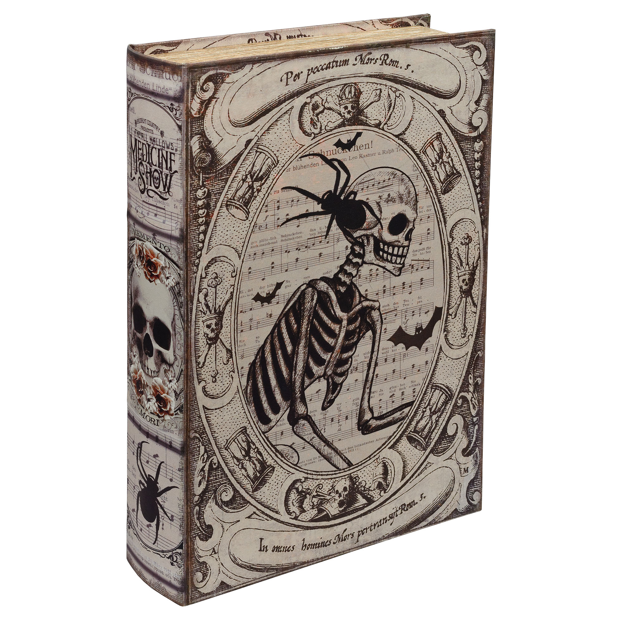 FW1020 The All Hallows Medicine Show Storage Book Box - Front Cover The All Hallows Medicine Show Storage Book Box - Front Cover