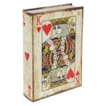 Playing Card King of Hearts Storage Book Box