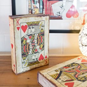 King Playing Card Book Box in our Showroom