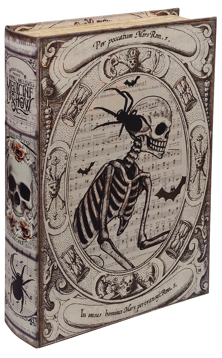 The All Hallows Medicine Show Storage Book Box - Front Cover