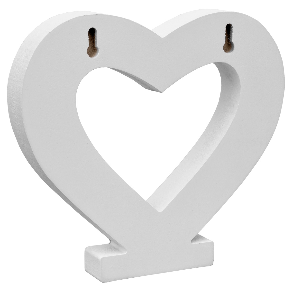 Mosaic Glass Standing Heart Decoration Back