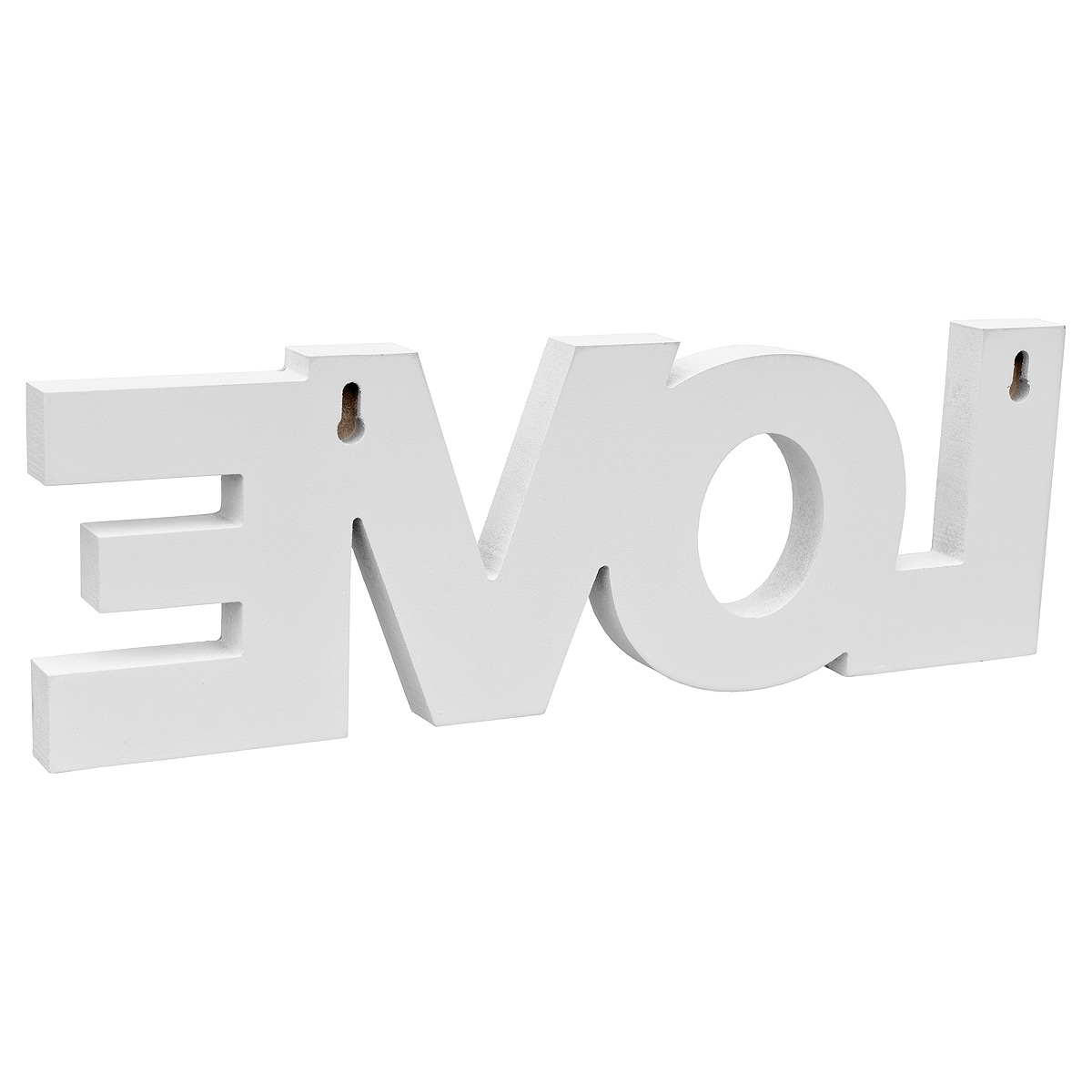 Mosaic Glass Standing Love Letters Decoration Back