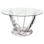 Jericho Marble Style Round Dining Table
