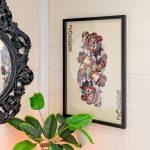Joker Playing Card Collage Wall Art in our Showroom