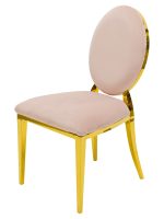 Silvia Gold Dining Chair - Front
