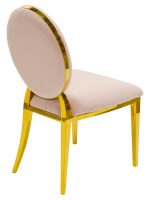 Silvia Gold Dining Chair - Back
