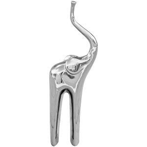 Ceramic Chrome Elephant