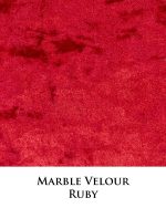 Marble Velour - Ruby