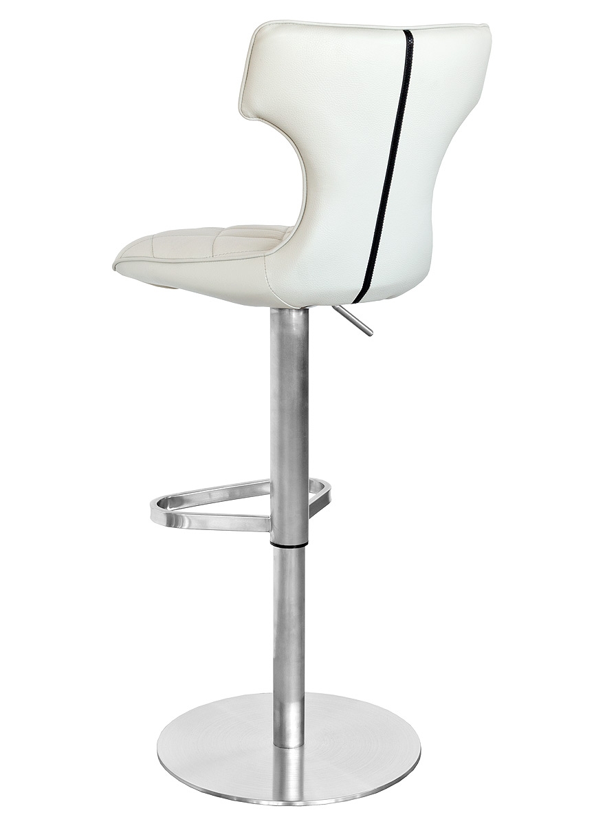 Ava Bar Stool in Cream - Back