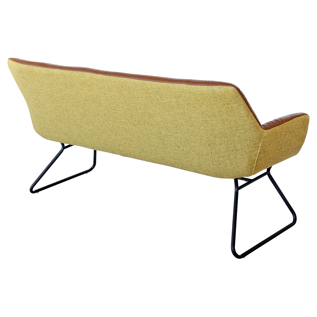 Leyton Two-tone Sofa in Brown - Back