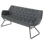 Leyton Two-tone Sofa in Grey