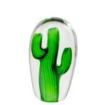Small Glass Cactus