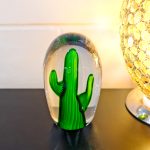 Small Glass Cactus in our Showroom