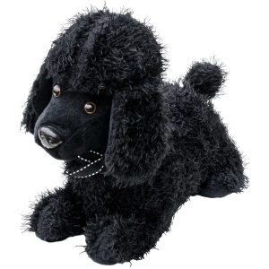 Black Poodle Door Stop Plush