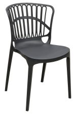 Eden Garden Stacking Chair in Black