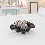 Ceramic Black Clover Dish in our Showroom