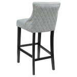 Victoria Bar Stool - Light Grey - Back
