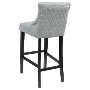Victoria Bar Stool - Light Grey - Back
