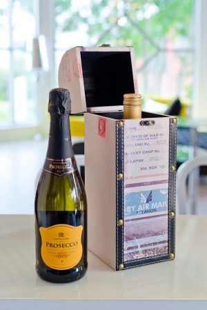 Avion wine bottle holder in our showroom