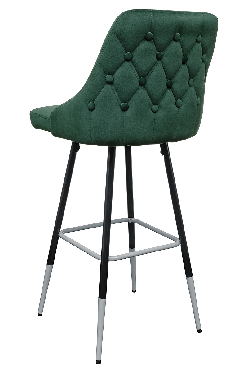 Fiona Green Fabric Bar Stool - Back View
