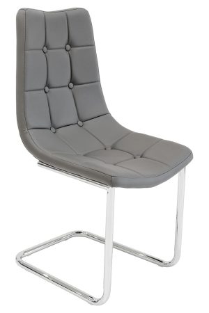 Menson Grey Dining Chair - Front