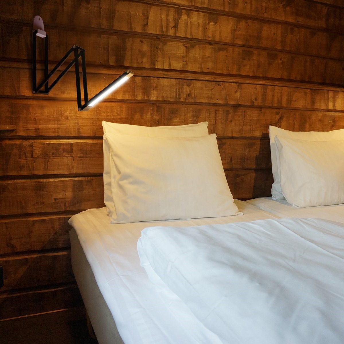 LED Folding Desk Light - Wall Mounted Bedroom Light