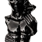 Lovers Torso Bust - Ebony Black Finish