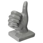 Ceramic Grey Hand - Thumbs Up