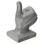 Ceramic Grey Hand - Back - Thumbs Up