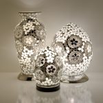 Mosaic Glass Lamps - Mirrored Art Deco Together