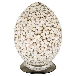 Mosaic Glass Egg Lamp - Opaque