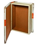 Mirrored Meow Cat Storage Book Box - Open