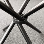 Criss-cross Black Dining Table - Base