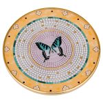 Coasters Circular Butterfly Design
