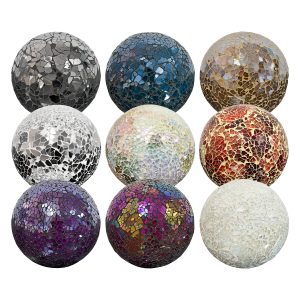 Large Sized Mosaic Glass Balls