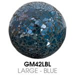 Mosaic Glass Balls - Large - Set of 4 - Image 4