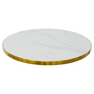 White Ceramic Round Table Top