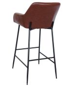 Felicity Brown Bar Stool - Back