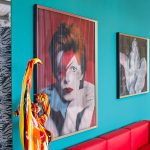 Ziggy Stardust Wall Art in our Showroom