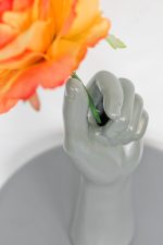 Ceramic Grey Hand Sculpture - Image 7